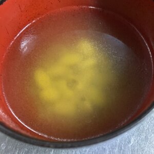 簡単！枝豆と玉ねぎのコンソメスープ！